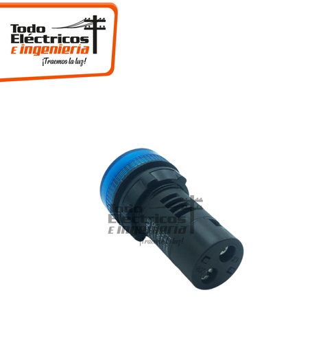 [0171712000002] PILOTO LED 22MM 220V AZUL    