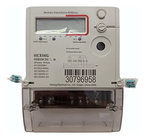 [0180183000002] CONTADOR 5-100A BIFASICO ACTIVA/REACTIVA  