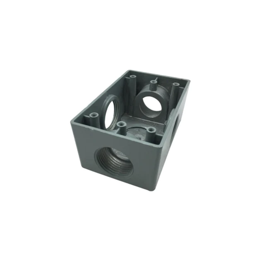 [0200201000001] CAJA RAWELT 2X4 3 ENTRADAS 1/2"   