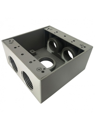 [0200202000007] CAJA RAWELT 4X4 5 ENTRADAS 1"   