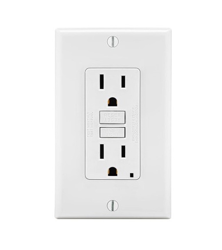 [0360361000001] LEVITON TOMA DOBLE GFCI BLANCO    