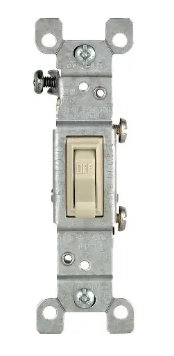 [0360363000002] LEVITON SWITCH BEIGE SENCILLO     