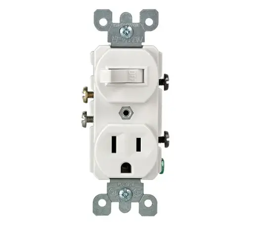 [0363611000001] LEVITON TOMA SWITCH BLANCO     