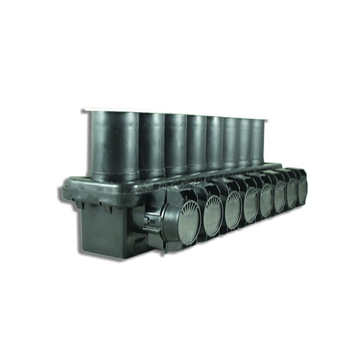 [0393941000003] REGLETA 8 VIAS SERIE 8000 BIMETALICA   