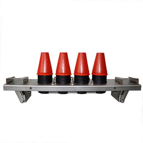 [0393942000002] REGLETA Y SOPORTE 4 VIAS 200A 