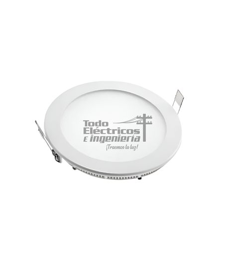 [0414111000004] PANEL LED 12W INCRUSTAR REDONDO 4000K   