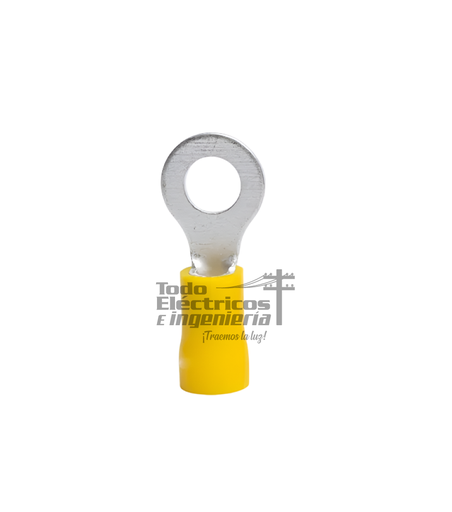 [0530538000001] TERMINAL PLASTICA OJO 12-10 AMARILLA   