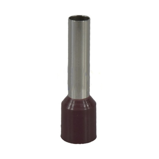 [0530537000005] TERMINAL PLASTICA PIN HUECO 8 CAFE