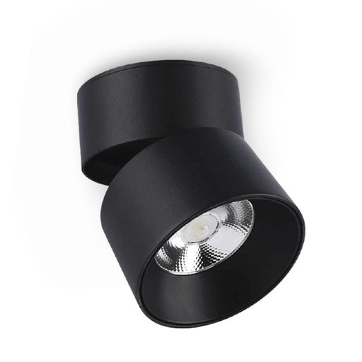 [0350359000007] CILINDRO LED GIRATORIO 20W 3000K NEGRO