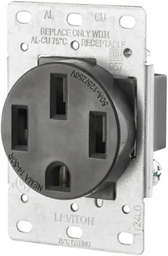 [0505027000005] INCRUSTAR TOMA NEMA L14-50R 50A CARGA VEHICULOS 